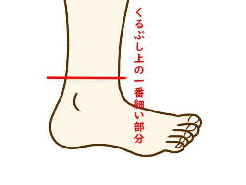 足首ふくらはぎ太もも正確な測り方 測る場所や位置はどこ